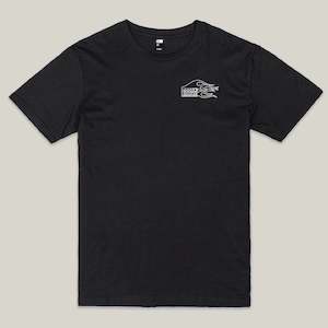 Oogah Rodders Black Tee - White Print - OOGAH006