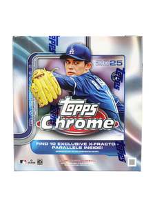 Topps Chrome 2025 MLB Mega Box