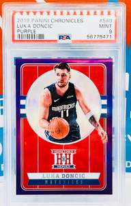 2019 Panini Chronicles Hometown Heroes Purple /49 PSA 9