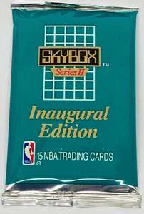 Nba 1: SkyBox Inaugural Edition 1990-91 Series 2 Pack (15 Cards)