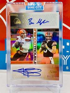 Panini Score 2024 Double Trouble Dual Autograph #/100