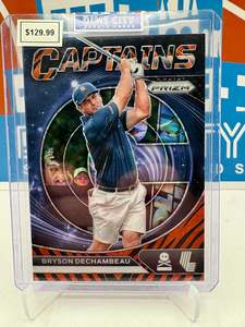 Panini Prizm 2024 LIV Golf Captains Tiger Stripe Insert SP