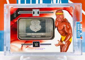 Wrestling: Panini Impeccable WWE 2023 .999 Fine Silver Bar 1 Troy Ounce /35