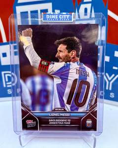 Soccer Singles: Topps Now 2025 Goodbye to Argentina Card