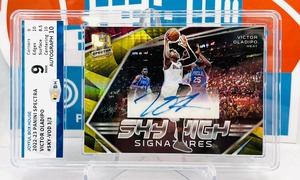 Graded Cards: 2022-23 Spectra Sky-high Signatures /3 JBH 9