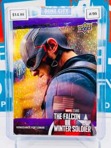 2022 UD Marvel The Falcon and Winter Purple Zemo /99