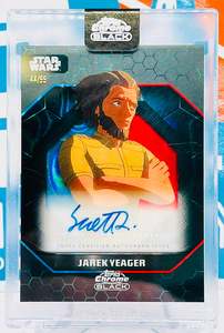 2024 Star Wars Chrome Black Light Side Auto /99