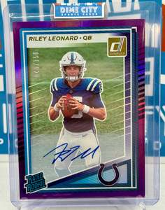 Nfl 3: 2025 Donruss Rated Rookie Auto /150 (see description)