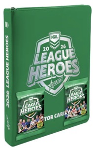 2026 NRL Select League Heroes Vinyl Album + 2 Packs Cards (LIMITS APPLY)