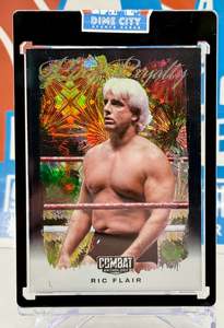 Wrestling: 2025 Combat Anthology Ring Royalty Black Fireworks 1/1 (check description)
