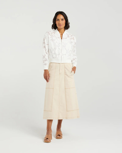 Products: Skylar Bomber Ivory Florals – Et Alia