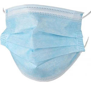 Disposable Clothing: Disposable 3 ply Face Mask Box Of 50
