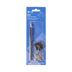 Pens: Chain Link Captive Ballpoint Pen Medium 1.0mm Blue