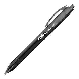 Icon Ballpoint Retractable Pen Triangular Black
