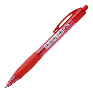 Icon Ballpoint Retractable Pen with Grip Red