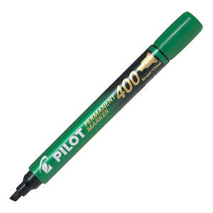 Highlighters Markers: Pilot SCA 400 Permanent Marker Chisel Green (SCA-400-G)