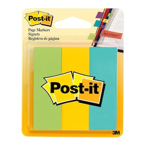 Post Its And Paper: Post-it Page Markers 5221 22x73mm Jaipur, Pack of 3