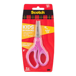 Scissors Utility Knifes: Scotch Kids Softgrip Scissors 1442B 5 Inch Assorted Pink and Blue
