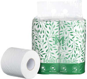 Unwrapped Toilet Tissue