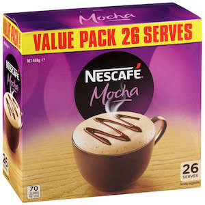 Nescafe Coffee Mixes Mocha Sachets 18.5g Box 26