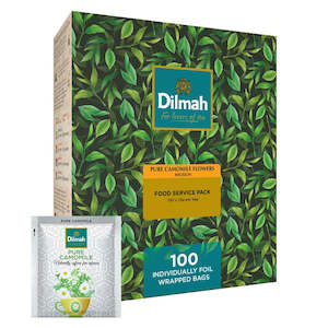 Food Service: Dilmah Camomile Tea Bags Enveloped Pack 100