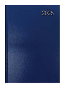 NXP 2025 Diary Day To Page Hardcover Appointment A5 Navy