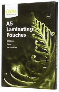 Okin Laminating Pouches Gloss A5 80 Micron Pack 100