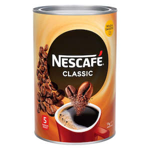 Nescafe Classic Granulated Instant Coffee Tin 1Kg