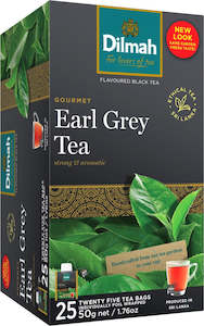 Tea: Dilmah Speciality Earl Grey Foil Enveloped Tagged Tea Bags Pack 25