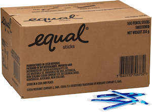Equal Sweetener Single Serve Pencil Sticks Carton 500