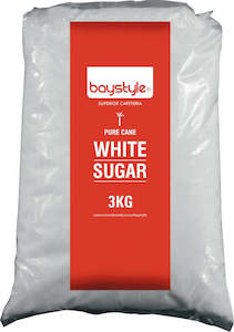 Sugar Sweeteners: Baystyle White Sugar 3kg