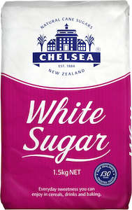 Sugar Sweeteners: Chelsea White Sugar 1.5Kg