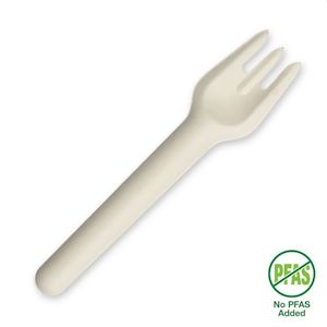 Biopak Compostable Bagasse Sugarcane Fork 150mm White Pack 50