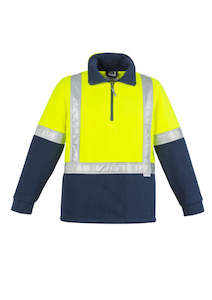 Health Safety: Syzmik Hi Vis Polar Fleece Jumper Navy