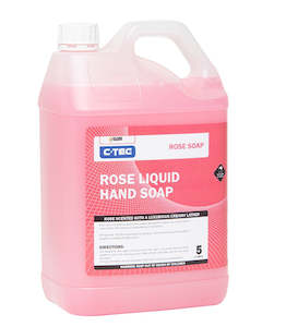 C-TEC Liquid Flowing Hand Soap Rose 5L