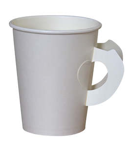 Hot Sellers Auto: Paper Cup Single Wall Handle 285ml / 8oz Pack 50
