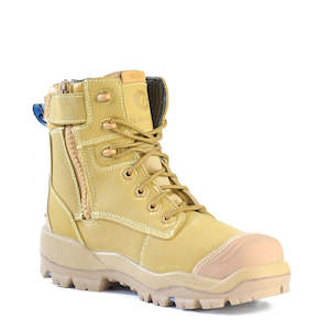 Safety Boots: Bata Longreach Ct Zip Ultra Wheat Safety Boot Wheat