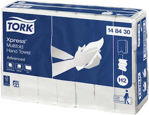 Tork H2 Advanced Xpress Multifold Hand Towel 1 Ply White 185 Sheets per Pack 148&hellip;
