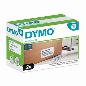Packaging: Dymo LabelWriter Shipping Labels High Capacity Large 102x59mm Box 1150
