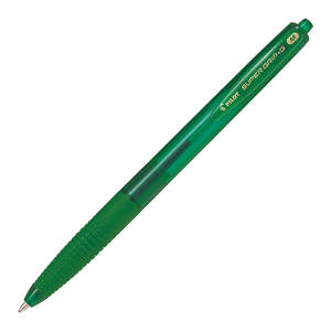 Fresh Office: Pilot Super Grip G Retractable Ballpoint Medium Green (BPGG-8R-M-GG)