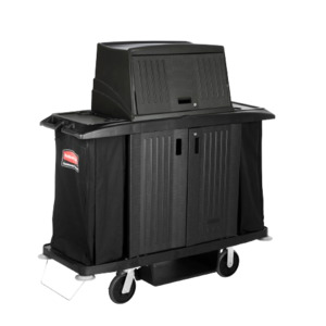 rubbermaid-executive-security-hood-traditional-housekeeping-cart