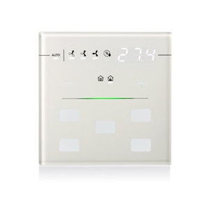 Eelectron KNX Capacitive Thermostat White Direct Control
