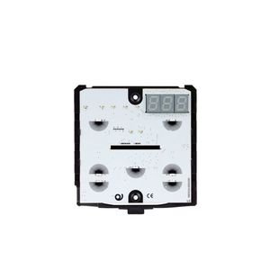 Eelectron KNX Capacitive Thermostat Black Direct Control