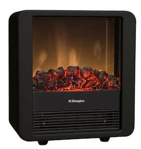Ceramic Heaters: MINICUBE-B  Dimplex 1.5kW Optiflame Portable Electric Fire