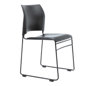 Cafe & Stacker Chairs: Buro (Black Frame) Maxim