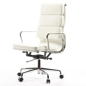 Meeting Room Chairs: Eames Replica High Back Soft Pad (White)