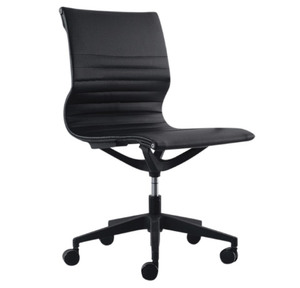 Boardroom Chairs: Diablo Black PU Black Frame