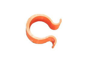 50pk Orange Shrinkwrap Plastic Scaffold Protection Clips