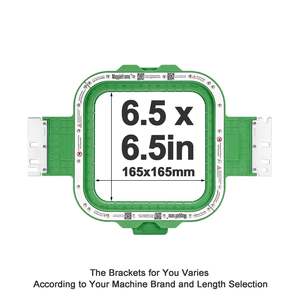 6.5" x 6.5" Magnetic Frame for Ricoma Embroidery Machines - 400mm Arm