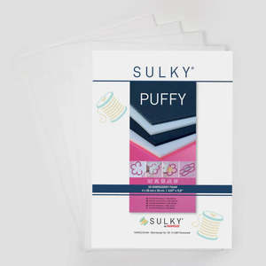 Gunold Sulky Puffy 3D Embroidery Foam White Pack